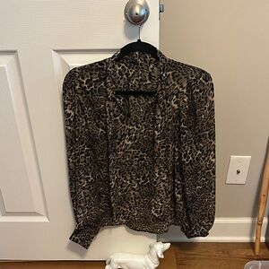 Leopard Print Women's Top